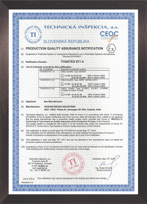 Certificate – Cabtek