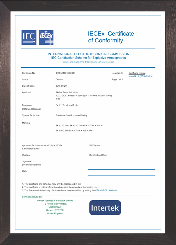 Certificate – Cabtek